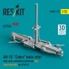 RESKIT RSU32-0176 AH-1G Cobra main rotor with dust and debris deflector (sand shields) late version for ICM kit (3D Printed) 1/32